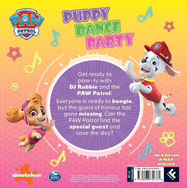 PAW Patrol Puppy Dance Party Picture Book