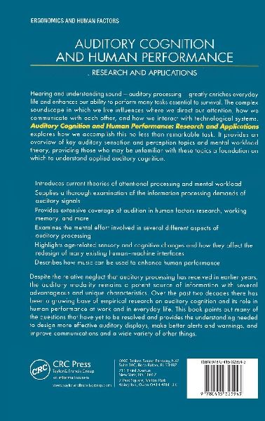 Auditory Cognition and Human Performance