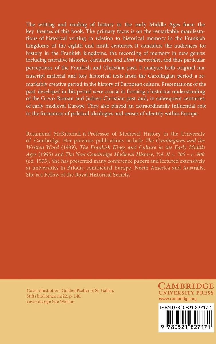 History and Memory in the Carolingian World