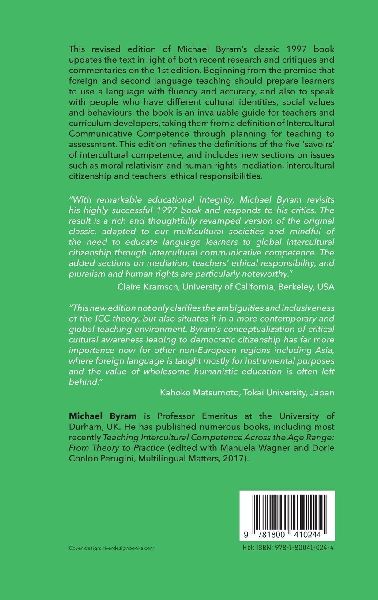 Teaching and Assessing Intercultural Communicative Competence