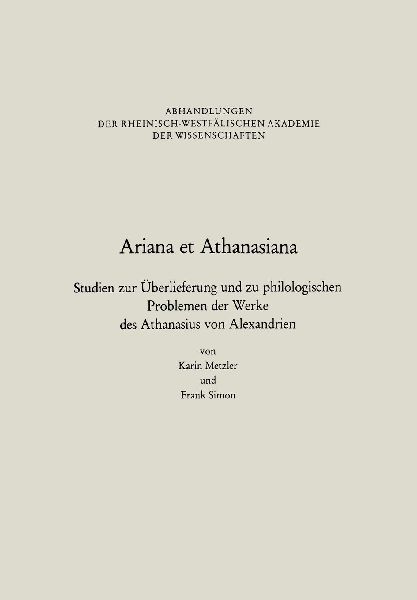 Ariana et Athanasiana