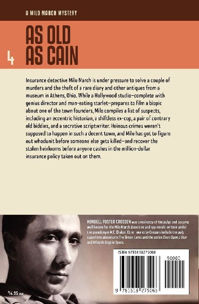 Milo March #4: As Old As Cain
