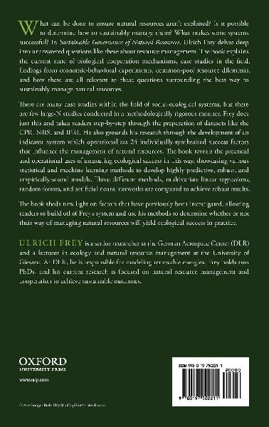 Sustainable Governance of Natural Resources