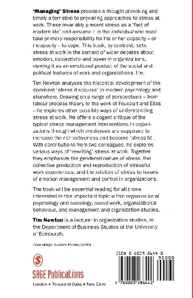 'Managing' Stress