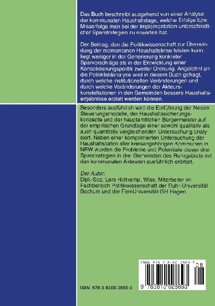 Kommunale Haushaltspolitik in NRW