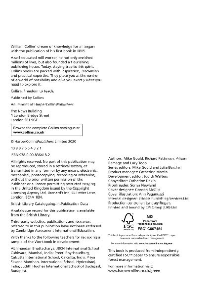 Lower Secondary English Workbook: Stage 8