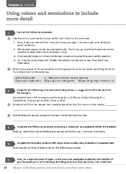 Lower Secondary English Workbook: Stage 8