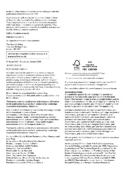 Lower Secondary English Workbook: Stage 7