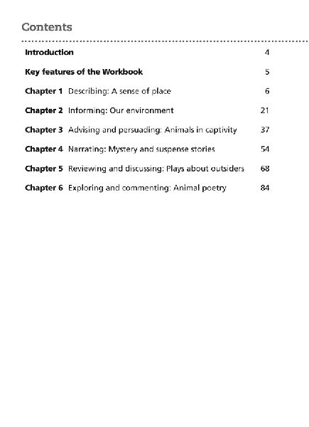 Lower Secondary English Workbook: Stage 7