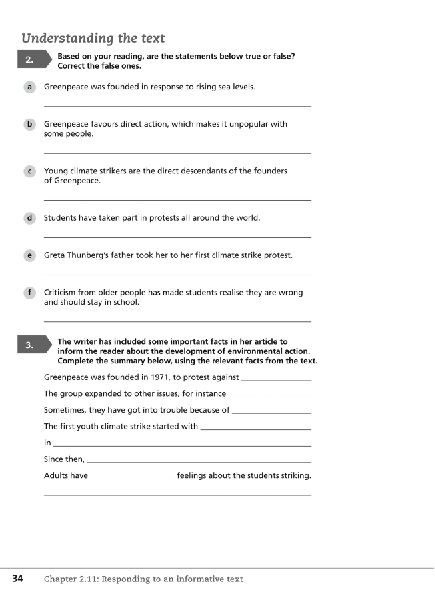 Lower Secondary English Workbook: Stage 7