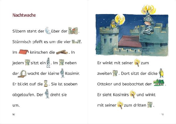 Lesenlernen in 3 Schritten - Die schönsten Rittergeschichten