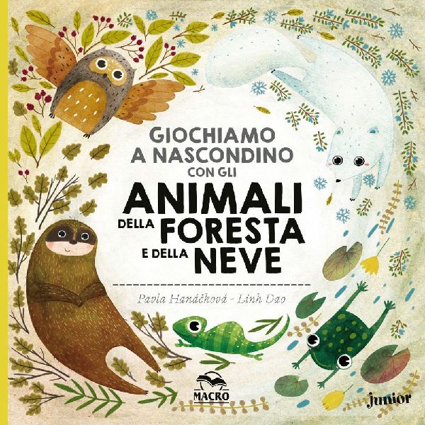 Giochiamo a nascondino con gli animali della foresta e della neve