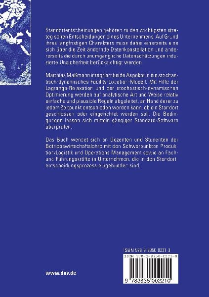 Kapazitierte stochastisch-dynamische Facility-Location-Planung