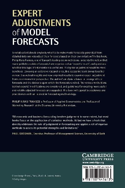 Expert Adjustments of Model Forecasts