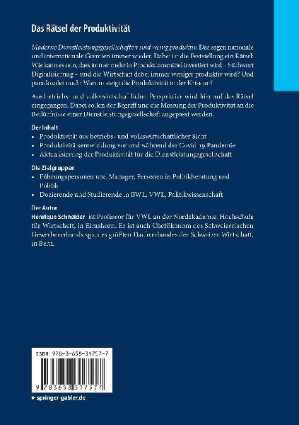 Das Rätsel der Produktivität