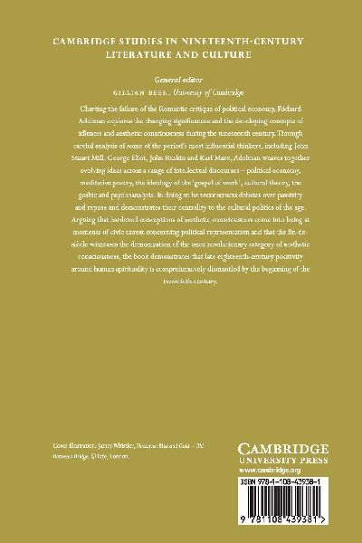 Idleness and Aesthetic Consciousness, 1815-1900
