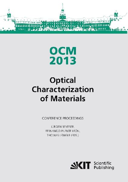 OCM 2013 - Optical Characterization of Materials - conference ...