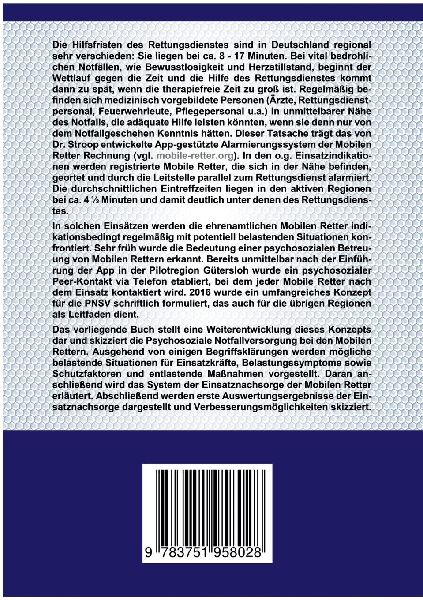 Psychosoziale Notfallversorgung (PSNV) bei den Mobilen Rettern