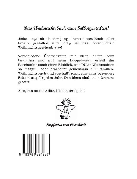 Weihnachten von MIR für DICH