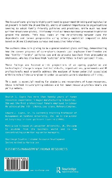 Human Resources, Care Giving, Career Progression and Gender