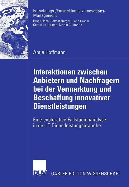 Interaktionen zwischen Anbietern und Nachfragern bei der Verma...