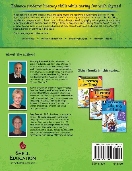 Rhythm & Rhyme Literacy Time Level 3