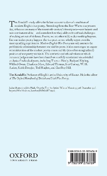 Modern English War Poetry