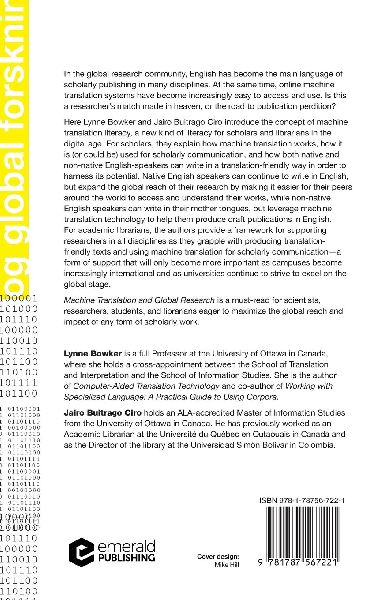Machine Translation and Global Research