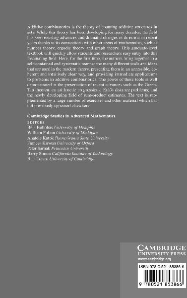 Additive Combinatorics