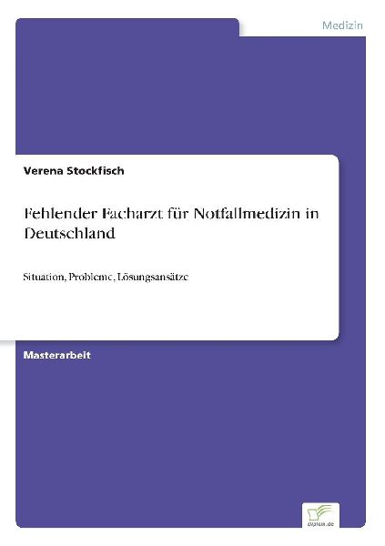 Fehlender Facharzt für Notfallmedizin in Deutschland