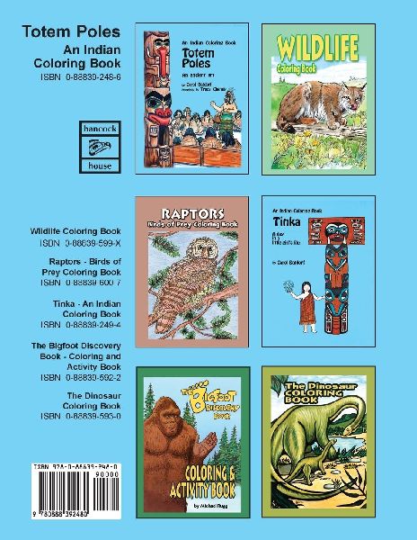 An Indian Coloring Book- Totem Poles