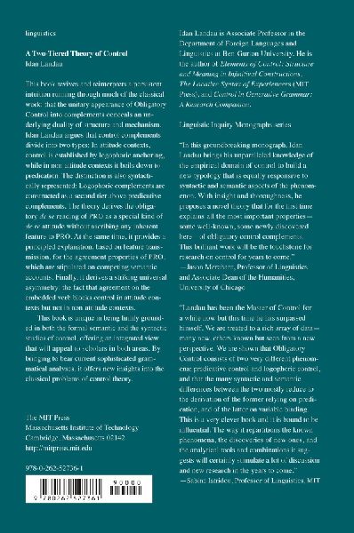 A Two-Tiered Theory of Control