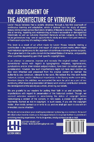 An Abridgment Of The Architecture Of Vitruvius