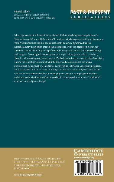 The Cult of the Virgin Mary in Early Modern Germany