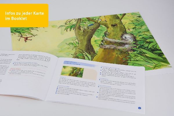Bilderbuchkarten »Als das Faultier mit seinem Baum verschwand« von Oliver Scherz und Katja Gehrmann