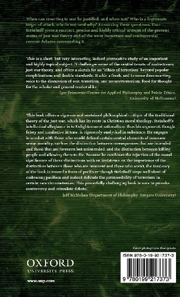 On the Ethics of War and Terrorism