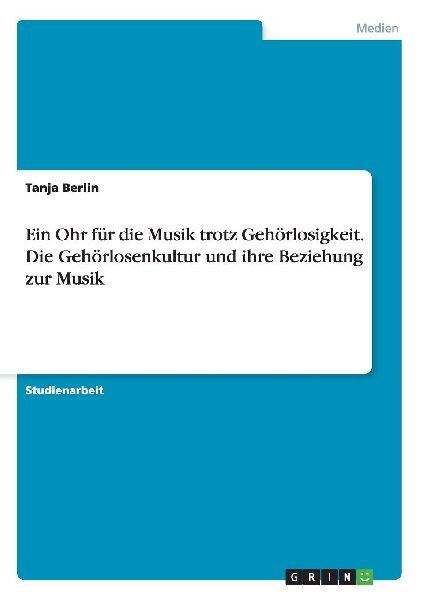 Ein Ohr für die Musik trotz Gehörlosigkeit. Die Gehörlosenk...