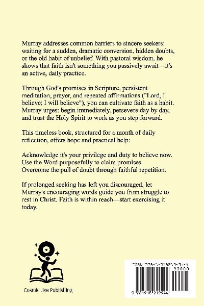 Exercising Faith (Andrew Murray's Why Do You Not Believe?)