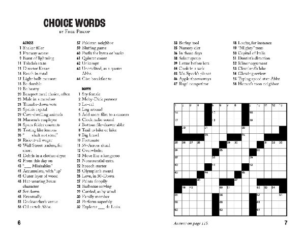 Getaway Crosswords