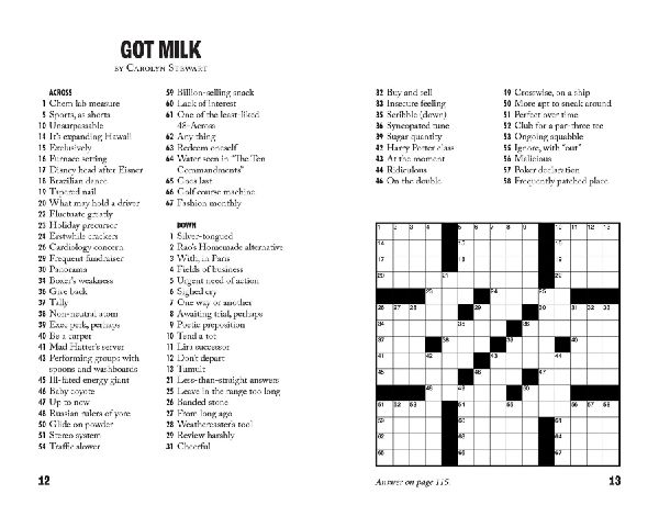 Getaway Crosswords