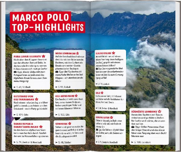 MARCO POLO Reiseführer Bali, Lombok, Gilis