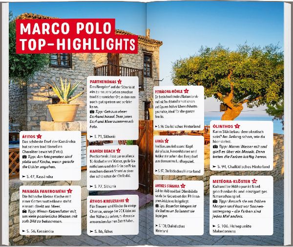 MARCO POLO Reiseführer Chalkidikí, Thessaloníki