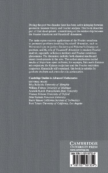 Fourier Analysis and Hausdorff Dimension