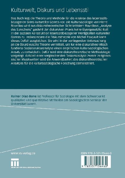 Kulturwelt, Diskurs und Lebensstil