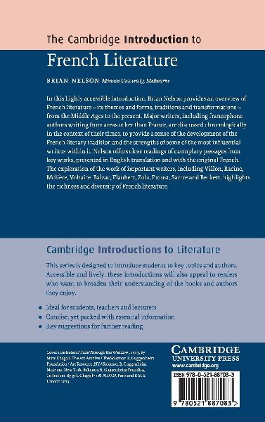 The Cambridge Introduction to French Literature