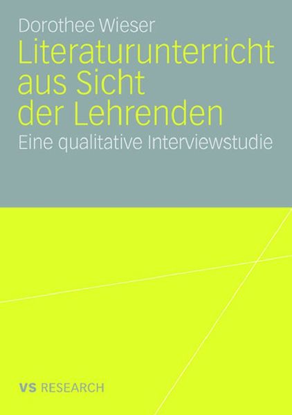 Literaturunterricht aus Sicht der Lehrenden