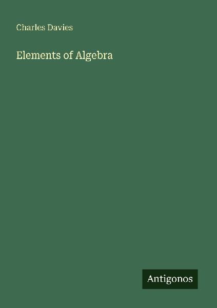 Elements of Algebra
