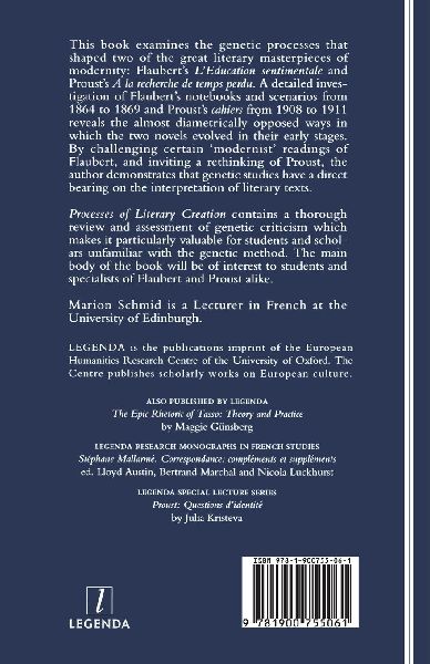 Processes of Literary Creation