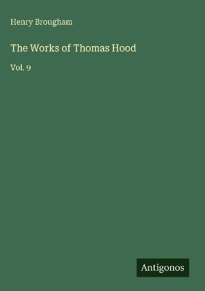 The Works of Thomas Hood