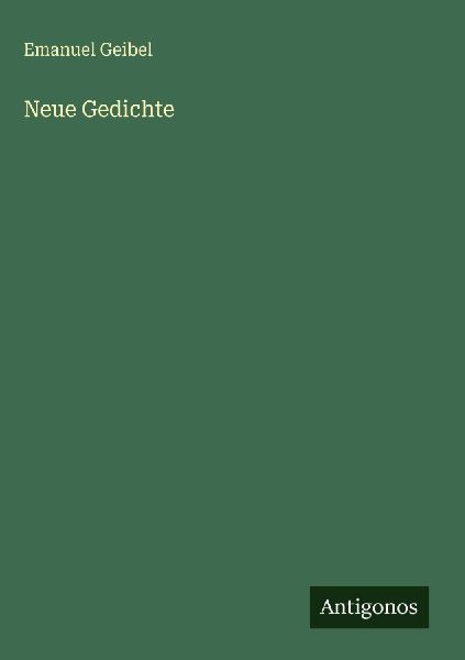 Neue Gedichte